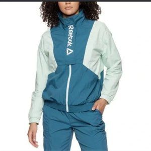 Reebok Focus Casual Track Jacket‎ with Front Pockets Front Flap in Dragonfly